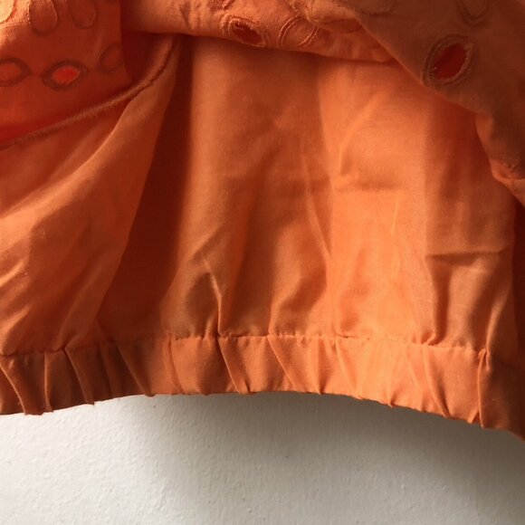 Zara Embroidered Eyelet Crop Top - Picture 6 of 7